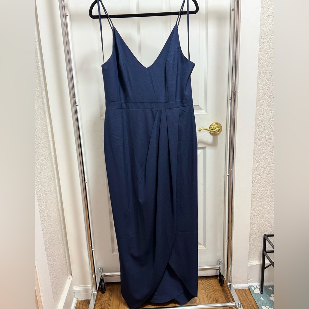 BHLDN Navy Blue Formal Dress
